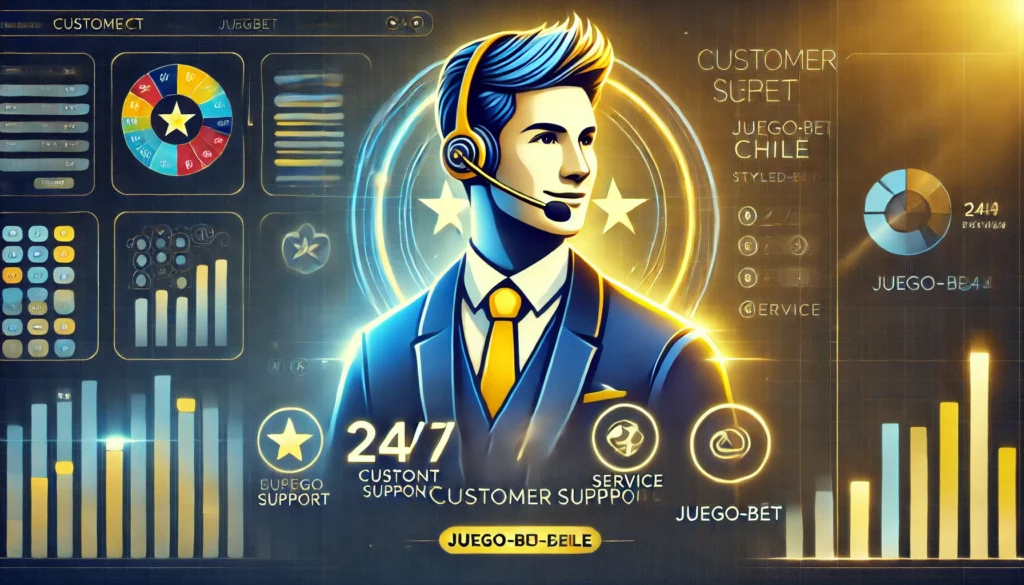 Soporte al cliente 24/7 en JugaBet Chile con diseño dinámico y profesional en estilo juego-bet.com.